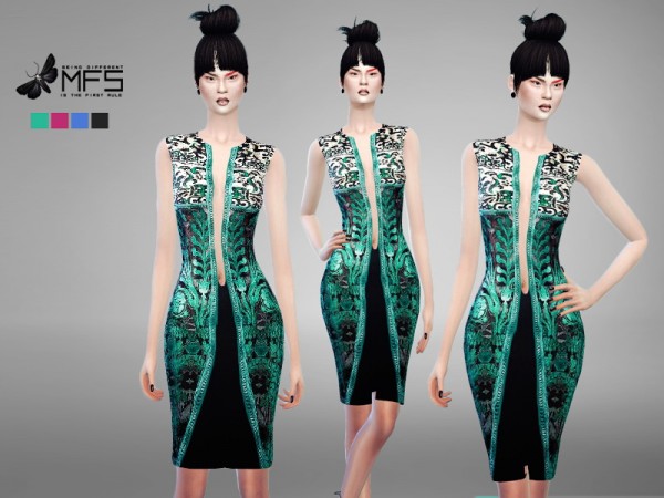  MissFortune Sims: Sumiko Dress