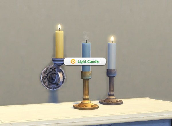  Mod The Sims: Single Candle + Candle Holders by plasticbox