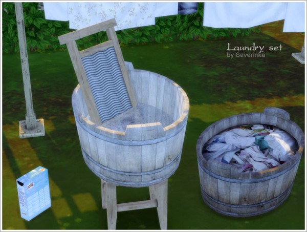  Sims by Severinka: Laundry set