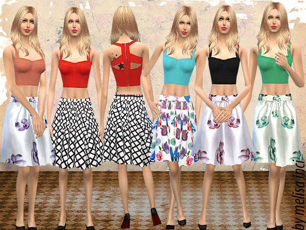  The Sims Resource: Colorful Summer Set by Melisa inci