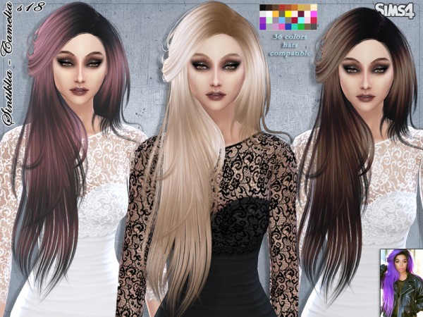  The Sims Resource: Sintiklia   Hairstyle18 Camelia