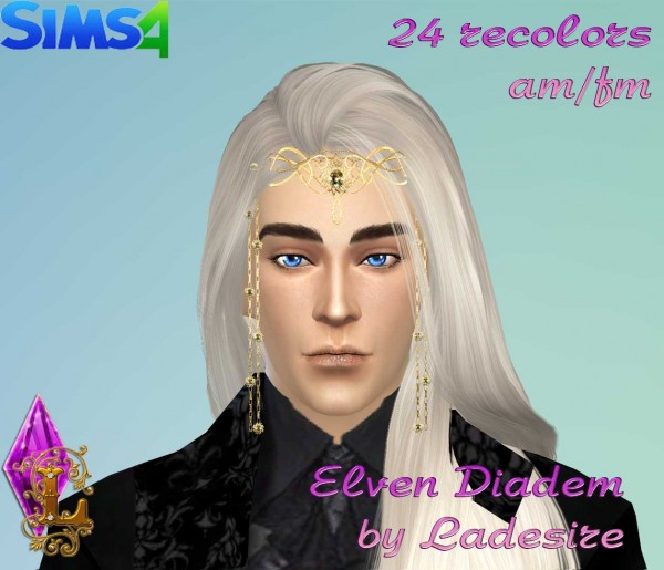 Ladesire Creative Corner: Elven Diadem • Sims 4 Downloads