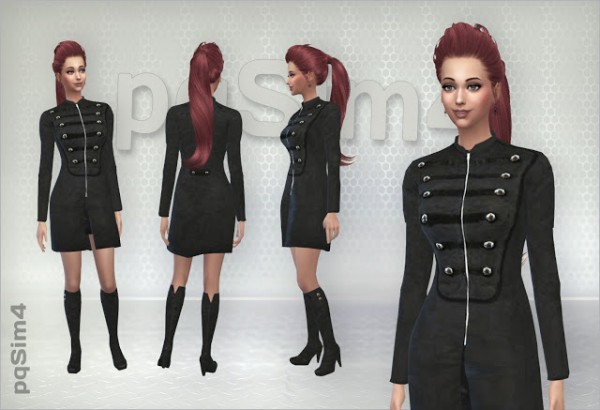  PQSims4: Set jacket and boots