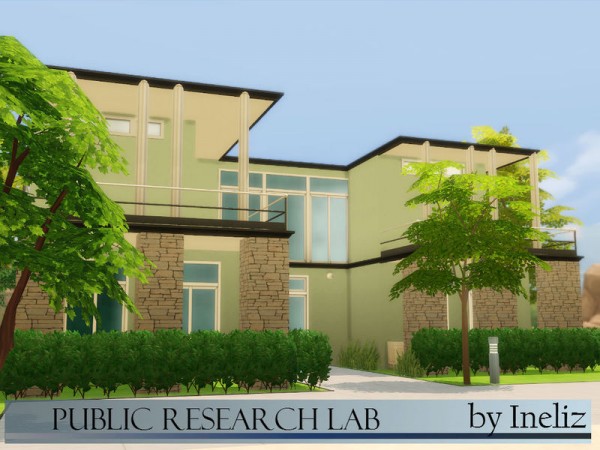  The Sims Resource: Public Research Lab by Ineliz