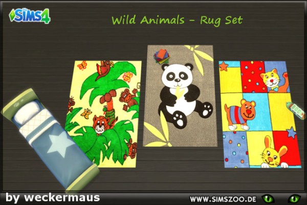  Blackys Sims 4 Zoo: Kids rug 2 by  weckermaus