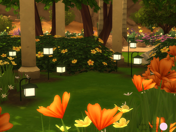  The Sims Resource: Kern Lamp Set by DOT