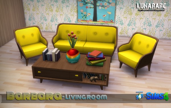  Lunararc Sims: Barbara Living room