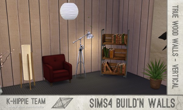  Mod The Sims: 7 Wood Walls   true seamless   volume 1 by Blackgryffin
