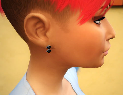  Darkiie Sims 4: Infinite Style   Mini Stud Earrings (Diamond)