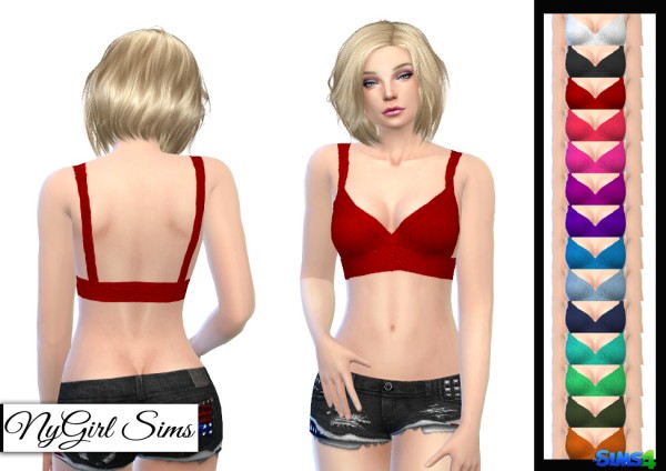  NY Girl Sims: Lace Bralette