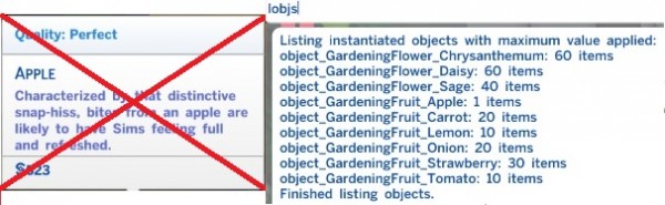  Mod The Sims: No More Overpriced Flowers and Fruits by kianjim