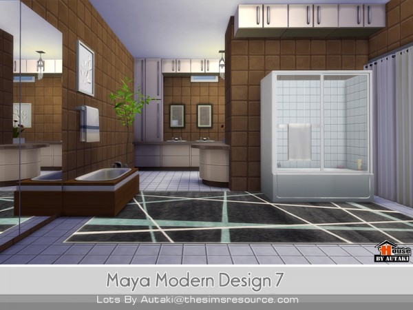  The Sims Resource: Maya Modern Design 7 by Autaki