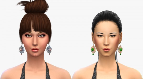  19 Sims 4 Blog: Earring Set 10