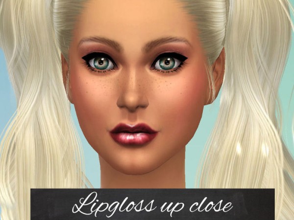  The Sims Resource: Victorias Fortune Abeille Lipgloss Collection by fortunecookie1