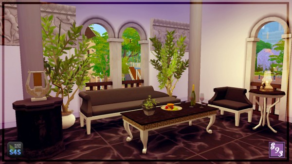  The Stories Sims Tell: Muse Luxury Set converted from TS3 for TS4