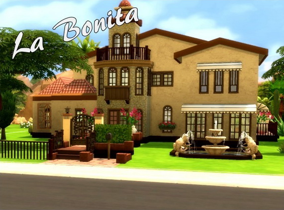  All4Sims: La Bonita house
