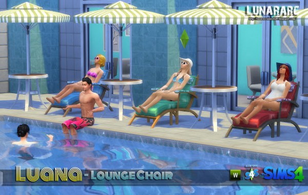  Lunararc Sims: Luana Lounge Chair