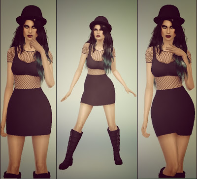  Sims Fashion 01: Transparent Dress (ROCK) by Sims Fashion 01