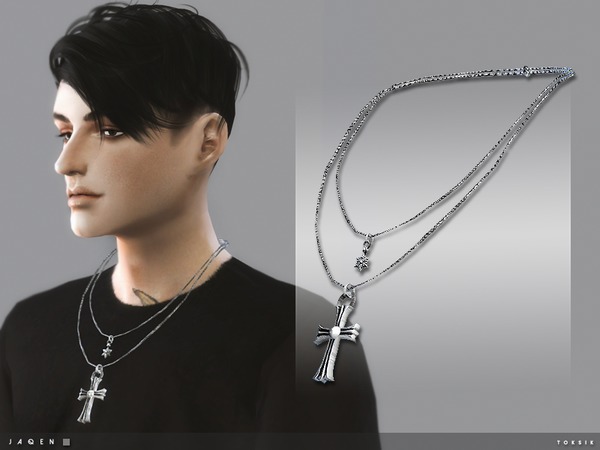  The Sims Resource: Jaqen Necklace by toksik