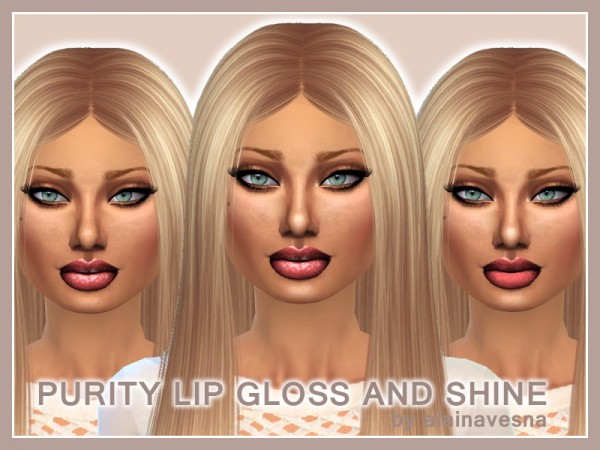  Alaina Vesna: Purity Lipstick, Gloss and Face Shine