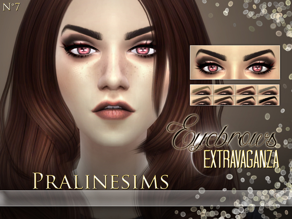  The Sims Resource: Eyebrows Extravaganza by Praline Sims