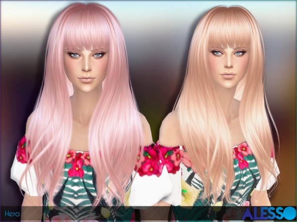  The Sims Resource: Alesso   Hero hairstyle