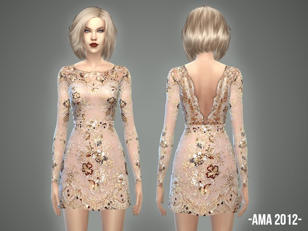  The Sims Resource: Taylor Swifts AMA dress by April