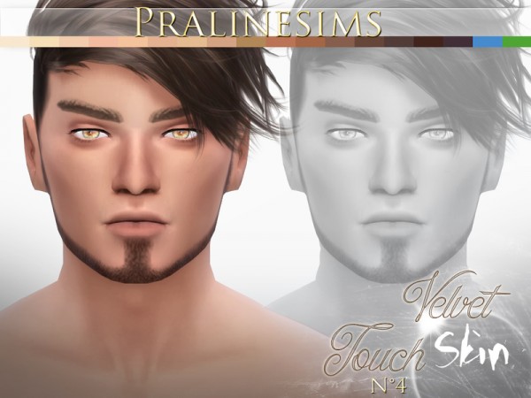  The Sims Resource: Velvet Touch Skin (2 Versions) by Pralinesims