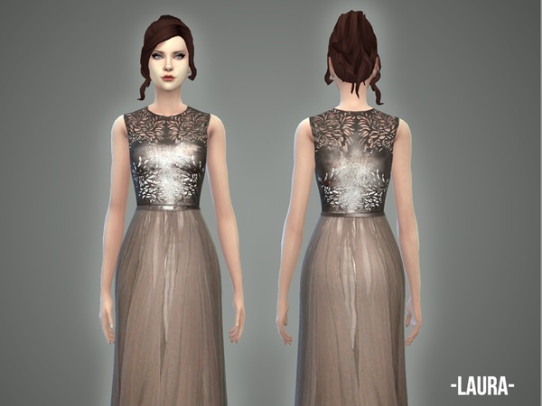 The Sims Resource: Laura   gown by April