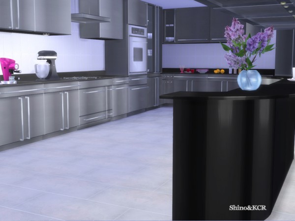  The Sims Resource: Stainless Steel Kitchen by ShinoKCR