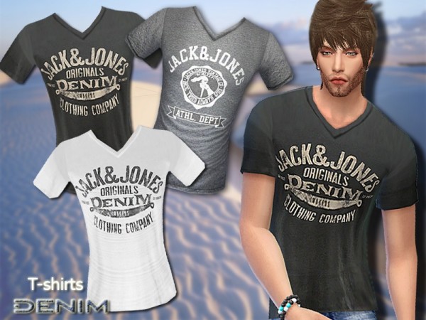  The Sims Resource: Denim and Diesel Summer Pack by Pinkzombiecupcake