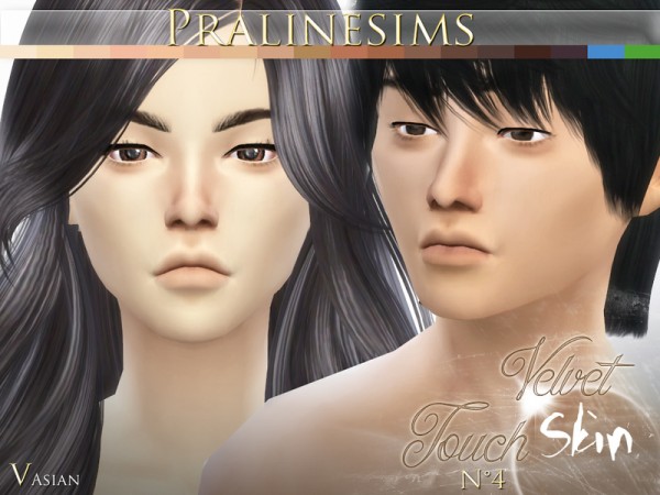  The Sims Resource: Velvet Touch Skin (2 Versions) by Pralinesims
