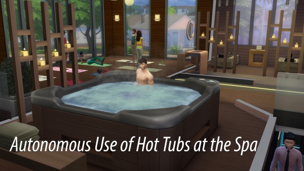  Mod The Sims: Autonomous Use of Hot Tubs at the Spa by weerbesu