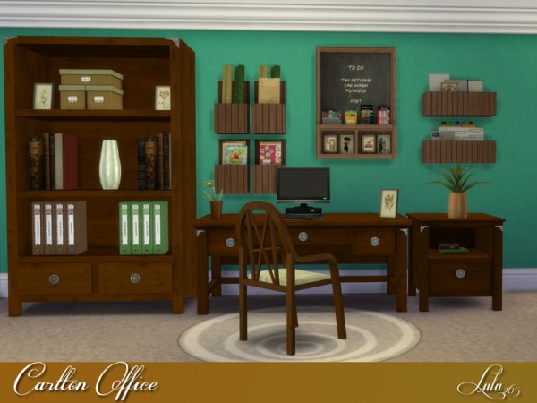  The Sims Resource: Carlton Office by Lulu265