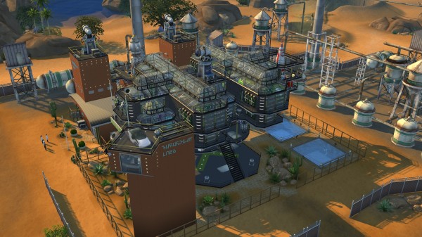  Mod The Sims: FutureSim Labs career venue reworked for SNSA Shenandoah Airship by coolspear1