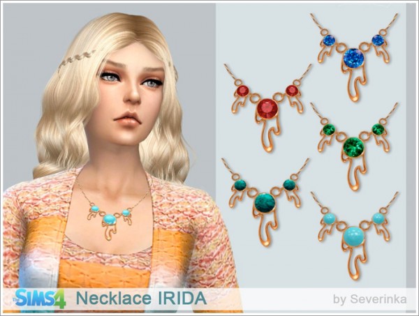  Sims by Severinka: Necklace IRIDA