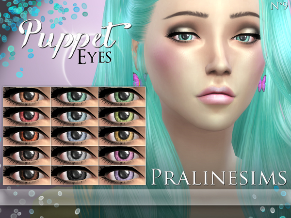  The Sims Resource: Puppet Eyes by Pralinesims
