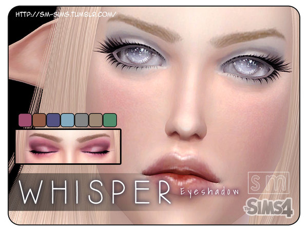  The Sims Resource: Whisper   Light Eyeshadow by Screaming Mustard