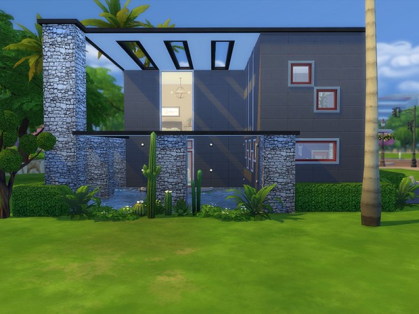  The Sims Resource: Black Shimmer Loft by Ineliz