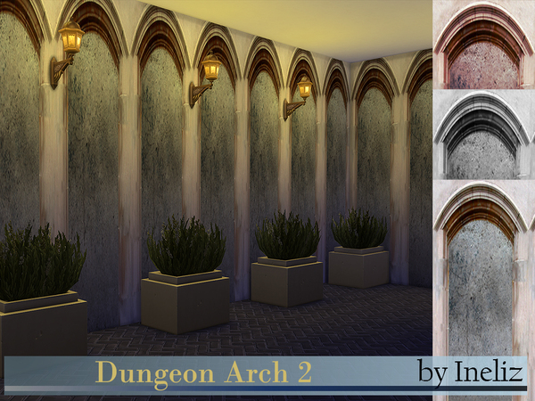  The Sims Resource: Dungeon Arch 2 by Ineliz