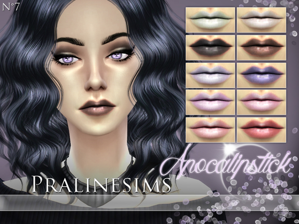  The Sims Resource: Apocalipstick by Pralinesims