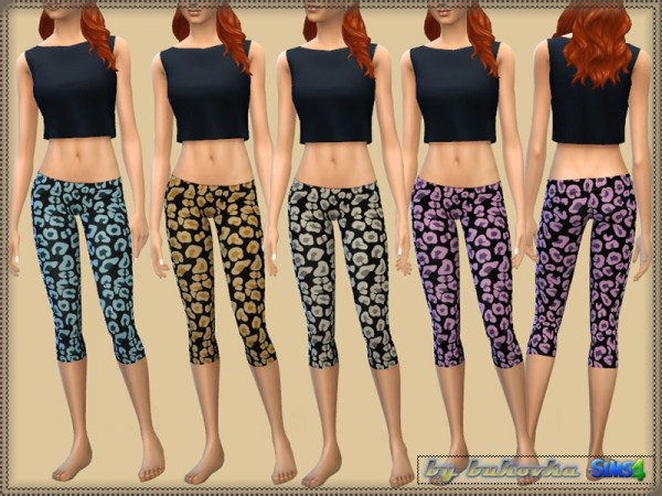  The Sims Resource: Set: Color Leopard & Grid by bukovka