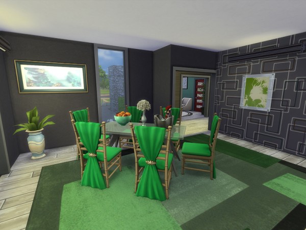  The Sims Resource: Black Shimmer Loft by Ineliz
