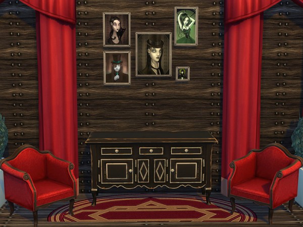  The Sims Resource: Gothic Family Portraits by Ineliz