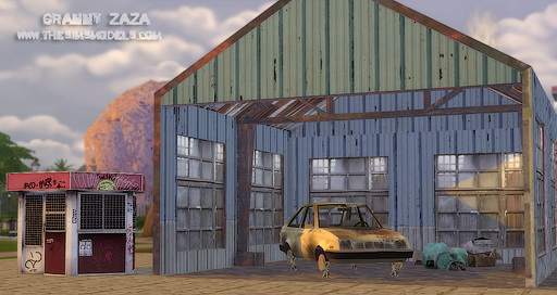  The Sims Models: Abandoned buildings by Granny Zaza