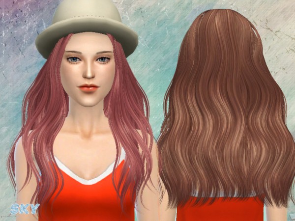  The Sims Resource: Skysims Hair 197lo