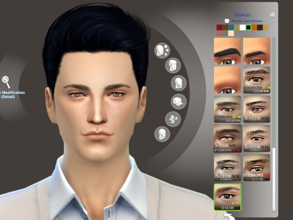  The Sims Resource: Eyebrows 29 M by S Club