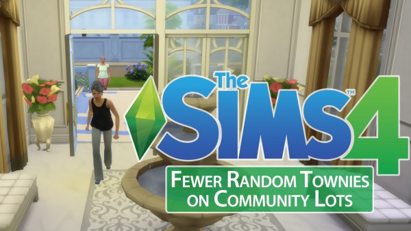  Mod The Sims: Fewer Random Townies on Community Lots by weerbesu
