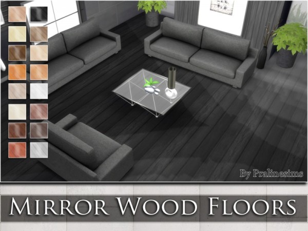  The Sims Resource: Mirror Wood Floors by Praline Sims