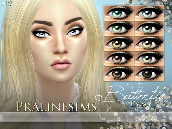  The Sims Resource: Butterfly Eyes by Praline Sims